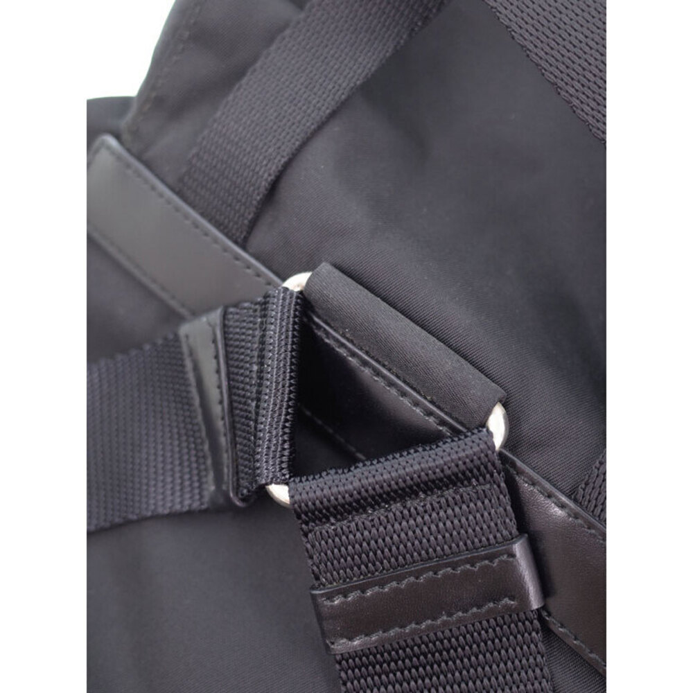 Prada Black Backpack Tessuto Pocket Rucksack Two Daybag - Picture 7 of 9